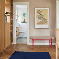 Klint Bench Red/Beige