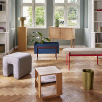 Klint Bench Red/Beige