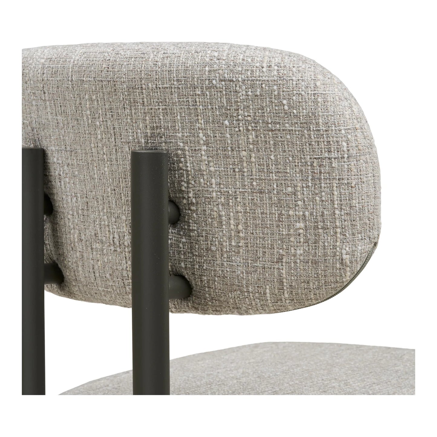 Royan Dining Chair: Minimalist Poise in Monochromatic Grey | Set of 2