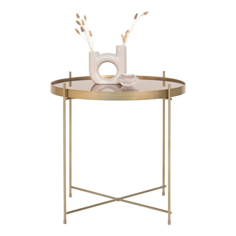 Venezia Coffee Table Ø48 | Brass