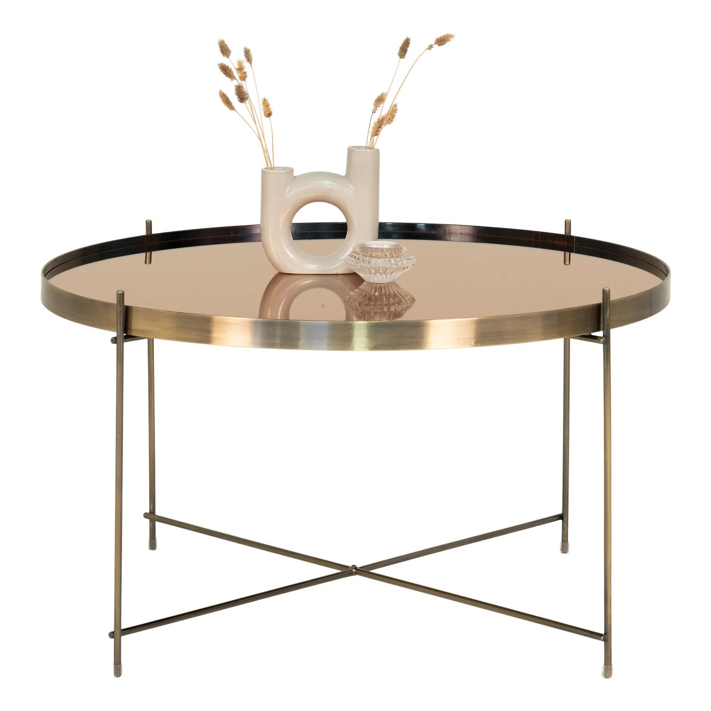 Venezia Coffee Table Ø70 | Brass