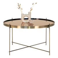 Venezia Coffee Table Ø70 | Brass