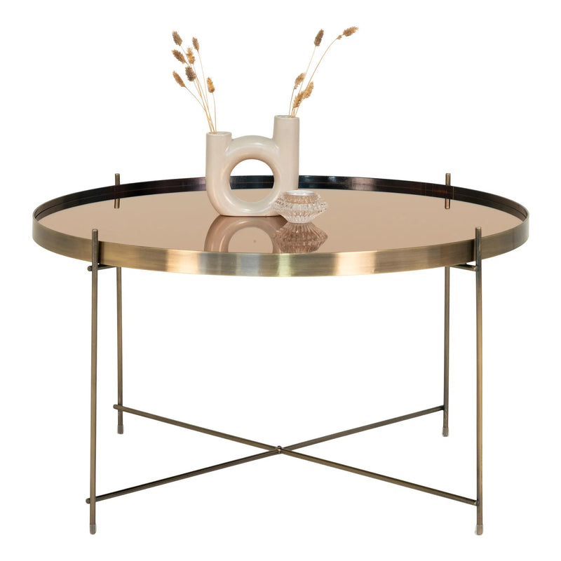 Venezia Coffee Table Ø70 | Brass