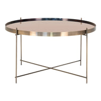 Venezia Coffee Table Ø70 | Brass