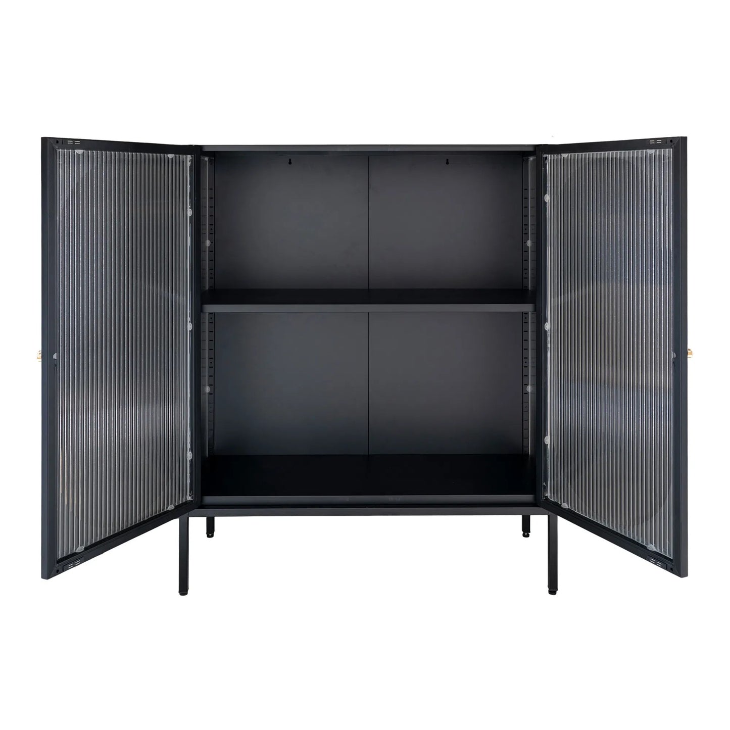 Adelaide Display Cabinet | Rippled Glass Door