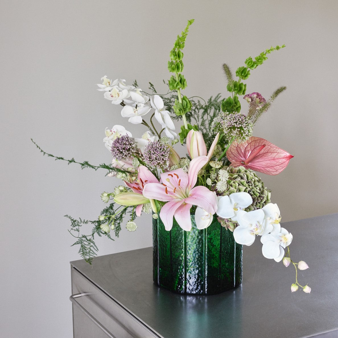 Emerald Vase Green