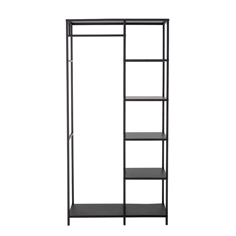 Clothes Rack with 5 Shelves | Black