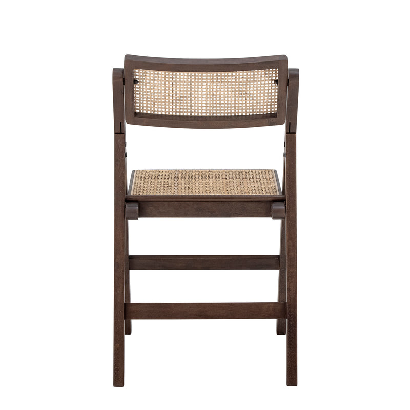 Loupe Dining Chair | Brown Rubberwood