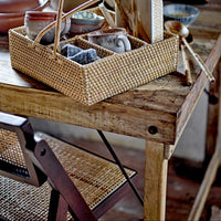 Loupe Dining Chair | Brown Rubberwood