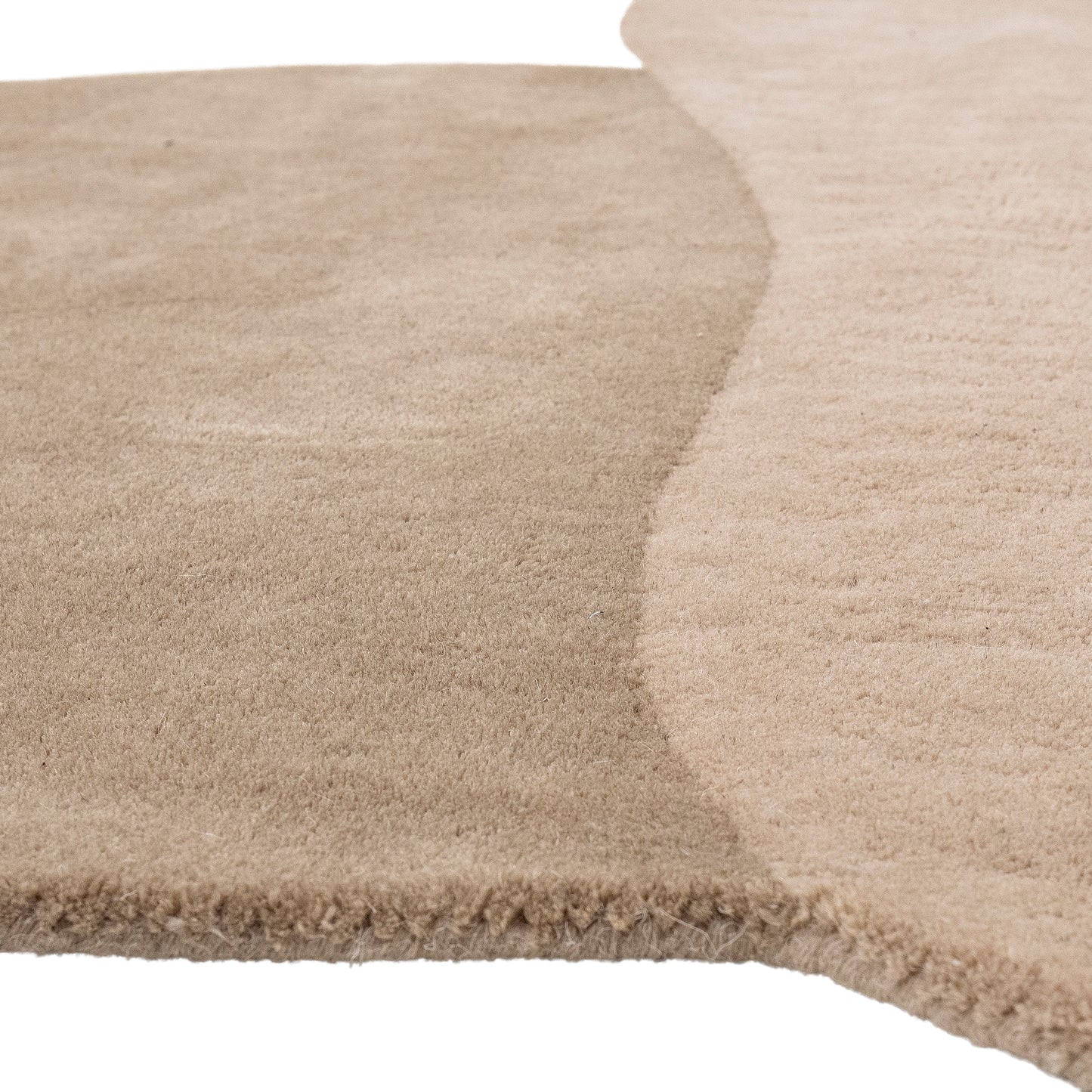 Denton Rug | Wool Brown 110 x 140