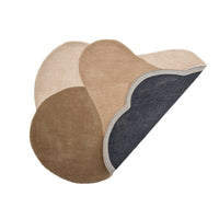 Denton Rug | Wool Brown 110 x 140