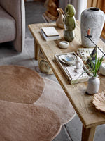 Denton Rug | Wool Brown 110 x 140