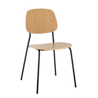 Plywood Dining Chair | Oak | Set of 2