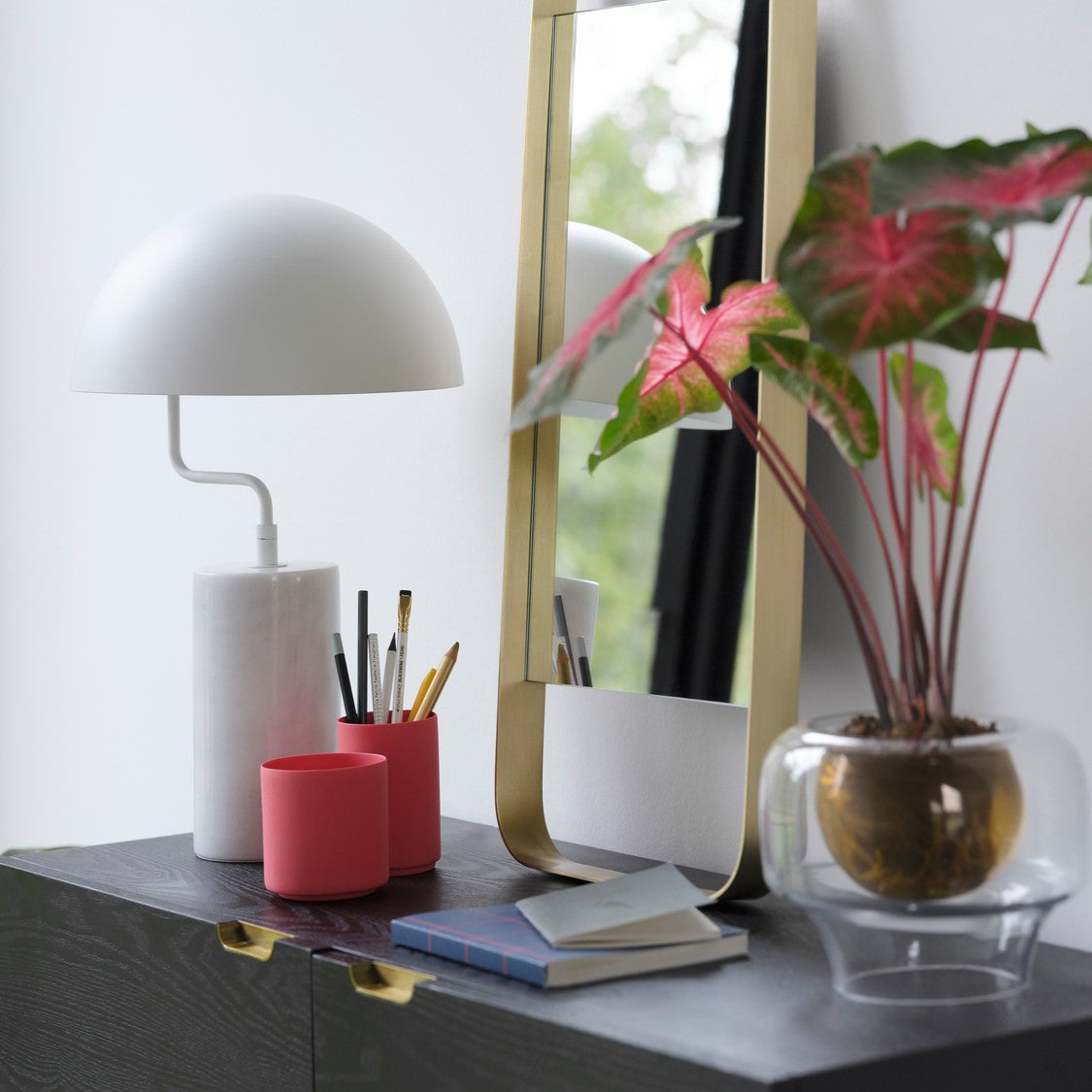 Poise Table Lamp White