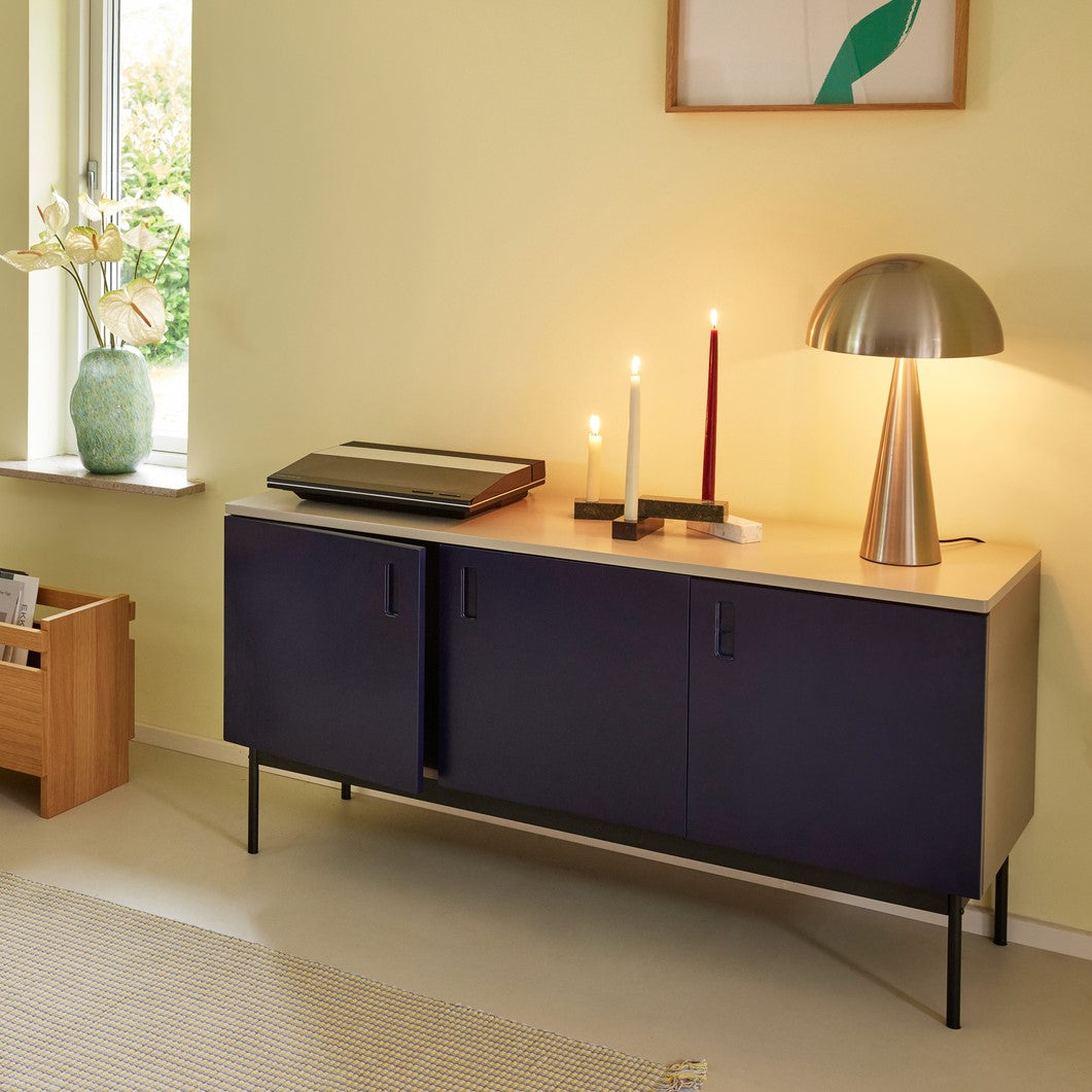 Mush Table Lamp Tall Nickel