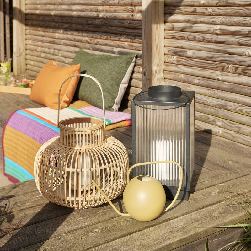 Ripple Lanterns Black (set of 2)