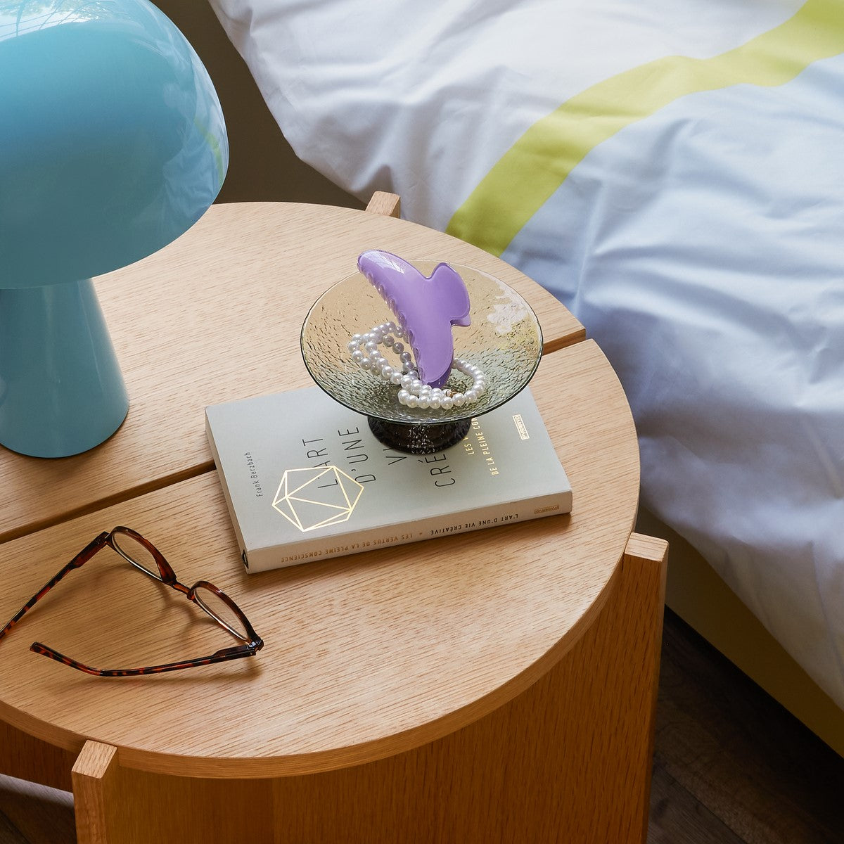 Mush Table Lamp Mini Light blue