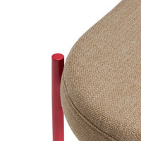 Klint Bench Red/Beige
