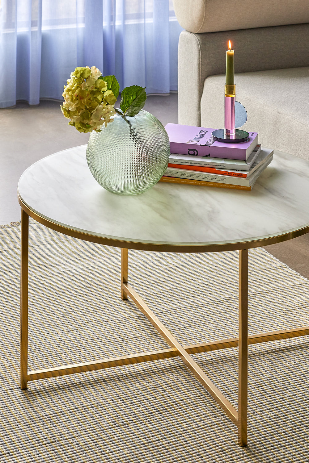 Pond Coffee Table | Brass