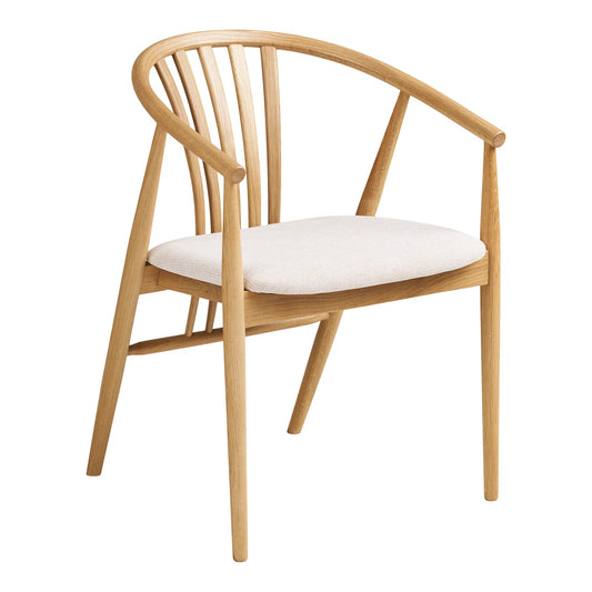 Agustin Dining Chair: The Harmony of Oak and Softness