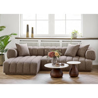 Kampinė sofa „Aurora“: Giliojo komforto šventovė | Kairinė