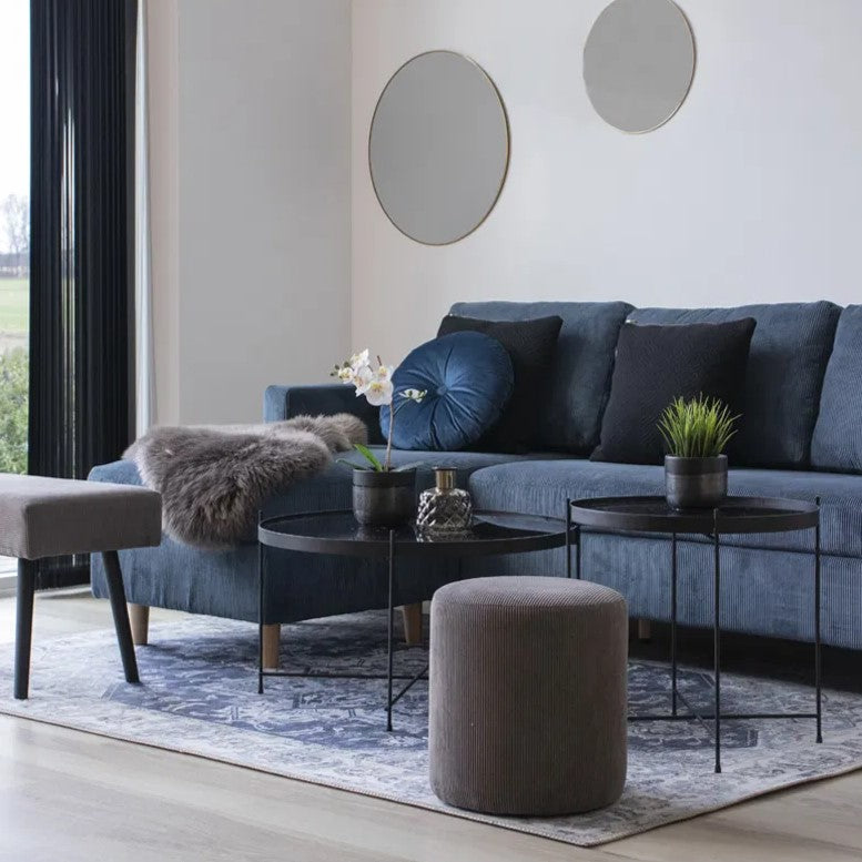 Venezia Coffee Table Ø48 | Black