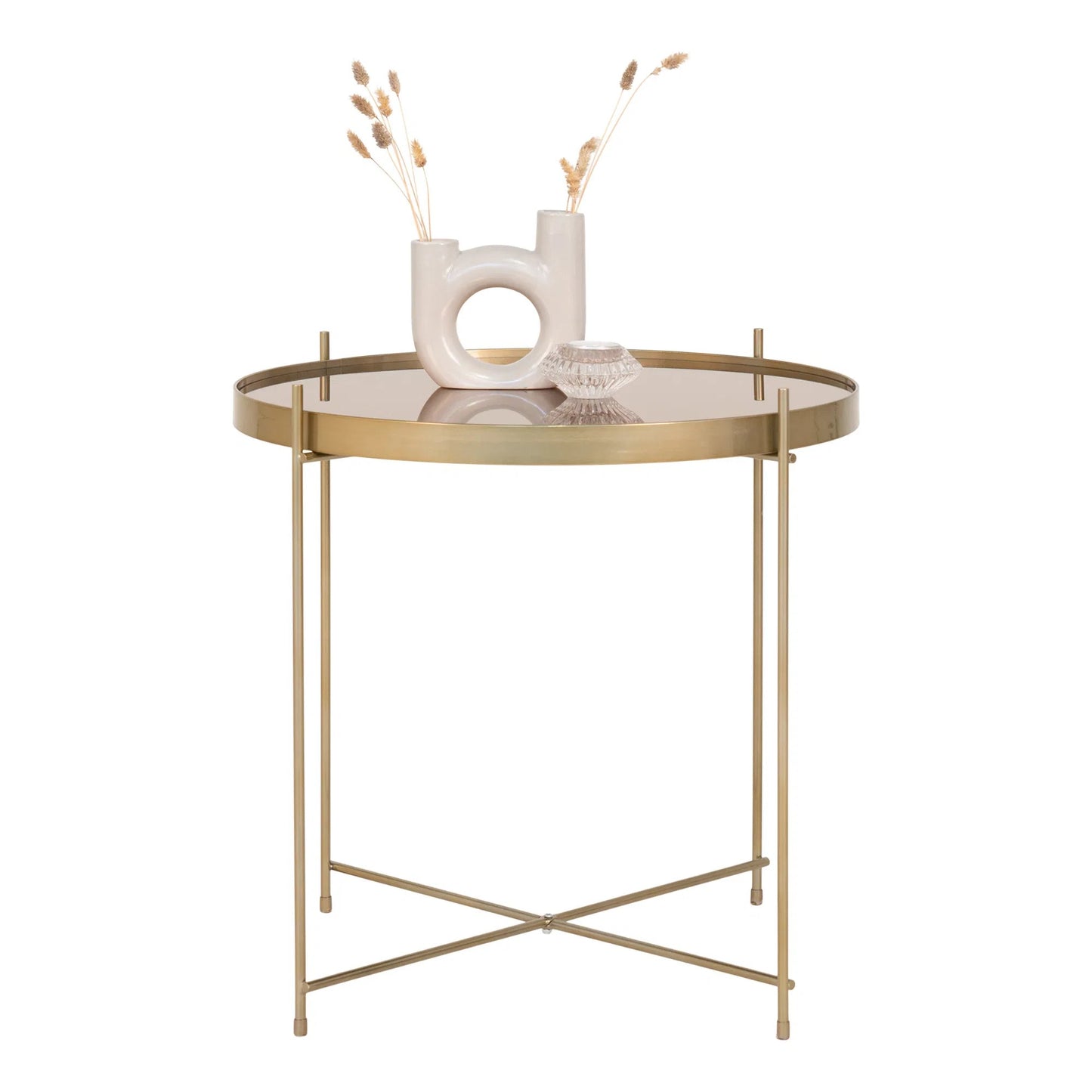 Venezia Coffee Table Ø48 | Brass