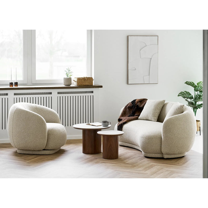 Noli Coffee Table: A Bold Intersection of Stone and Wood
