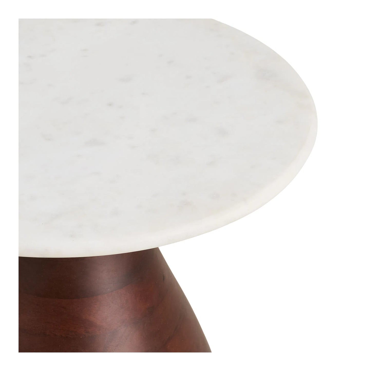 Heide Side Table: An Organic Union of Marble and Mango Wood