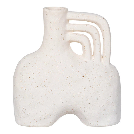 Three Handle Ceramic Vase