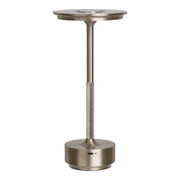 Lyne Portable LED Table Lamp | Nickel