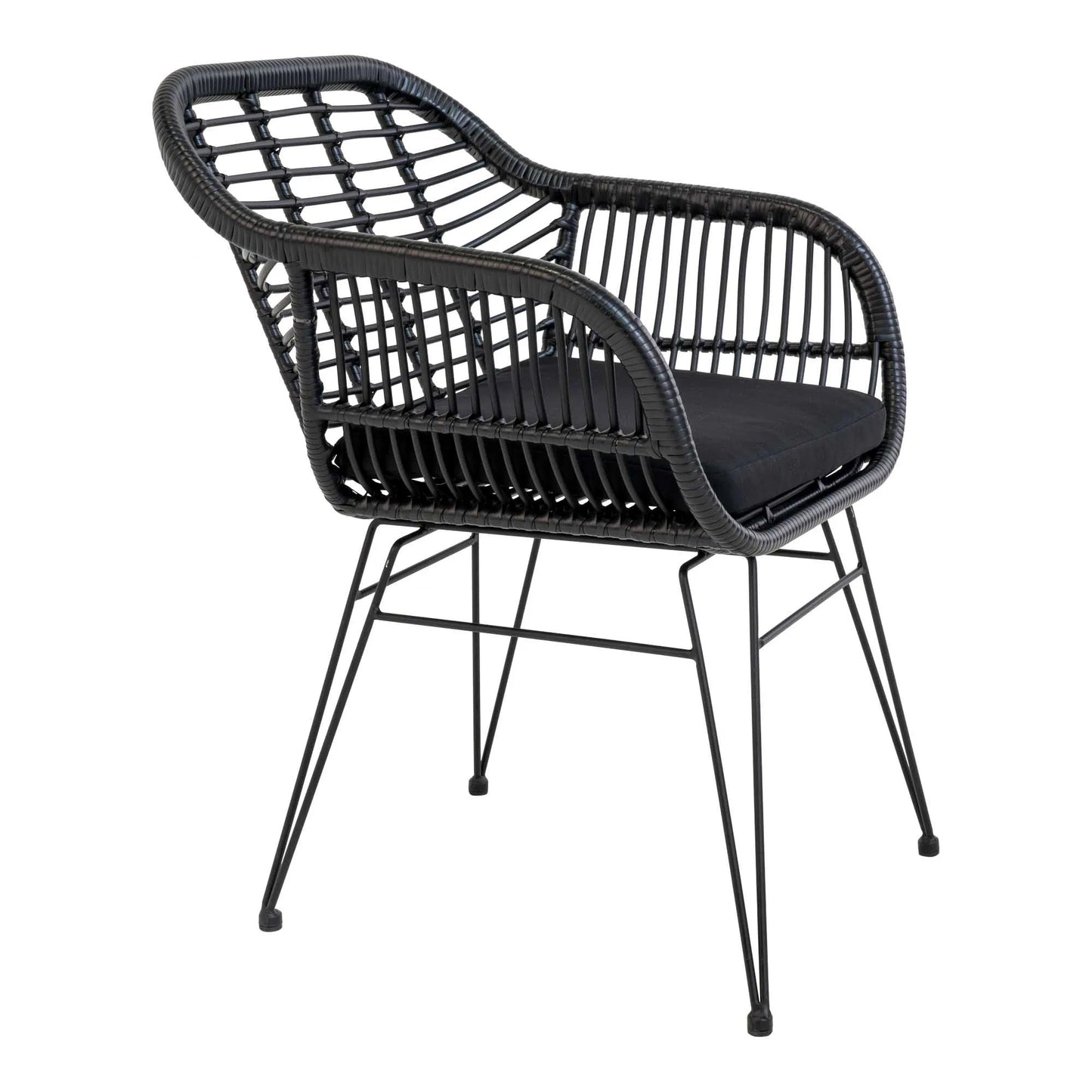 Trieste Armchair | Black | Set of 2