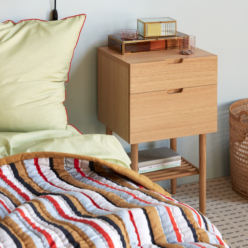 Pavilion Plaid Stripe Ochre/Multicolour 140 x 200