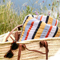 Pavilion Plaid Stripe Ochre/Multicolour 140 x 200