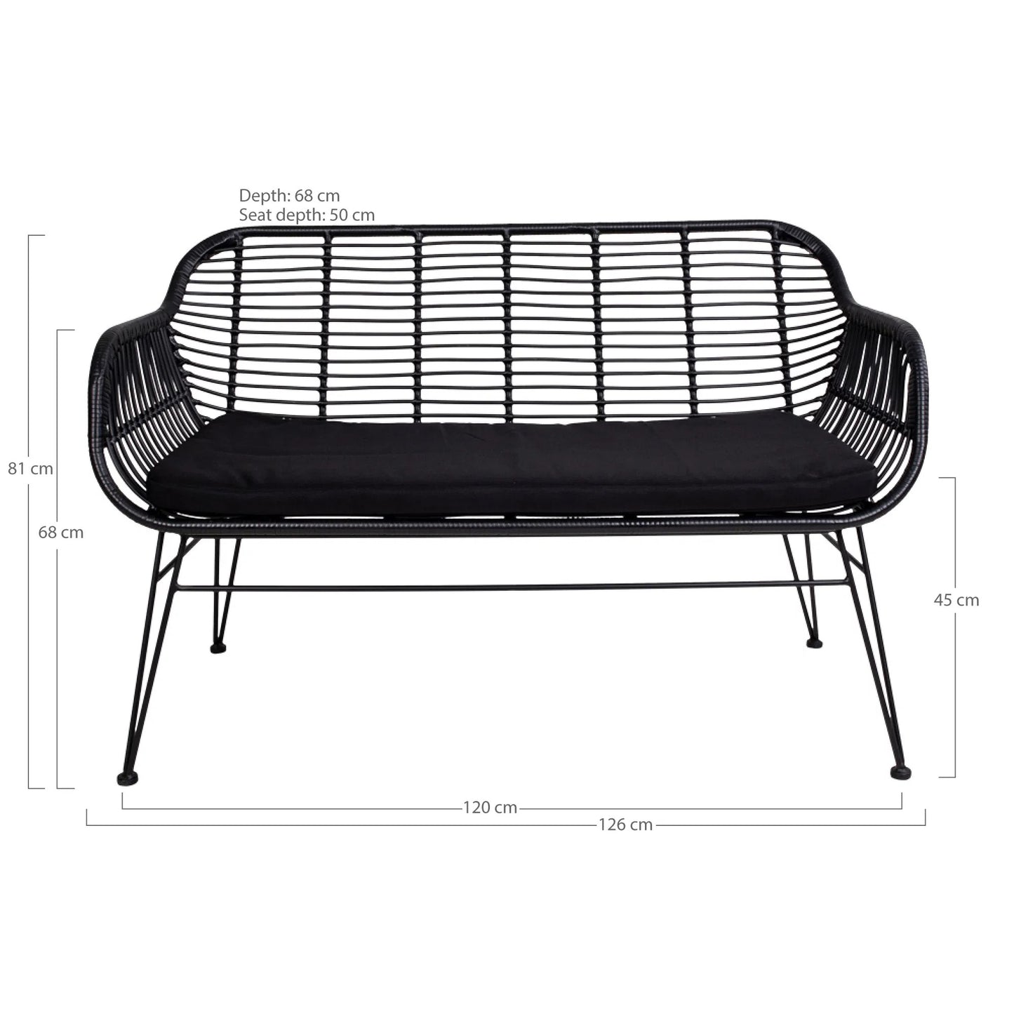 Trieste Sofa | Black