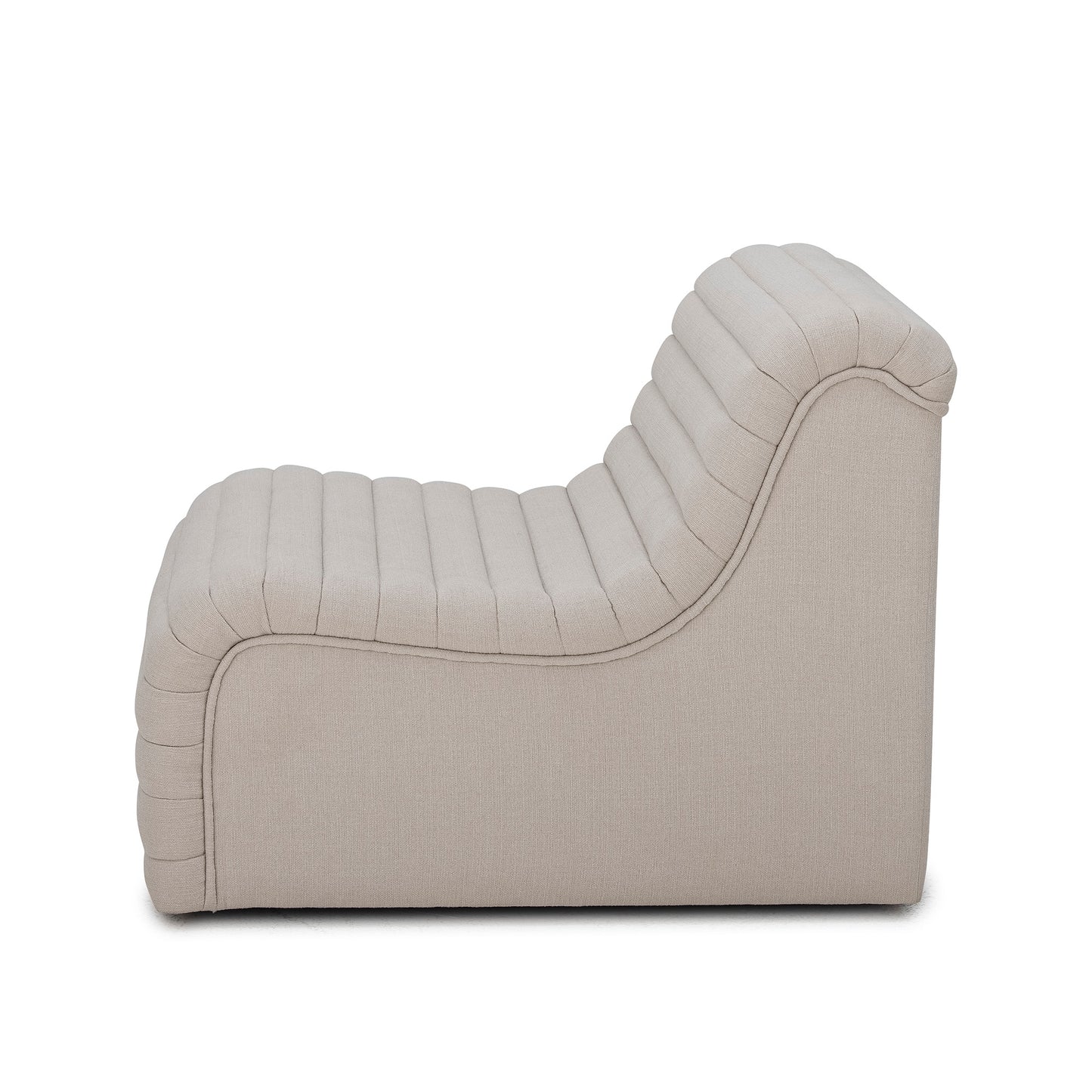 Modern Retro Lounge Chair | Beige