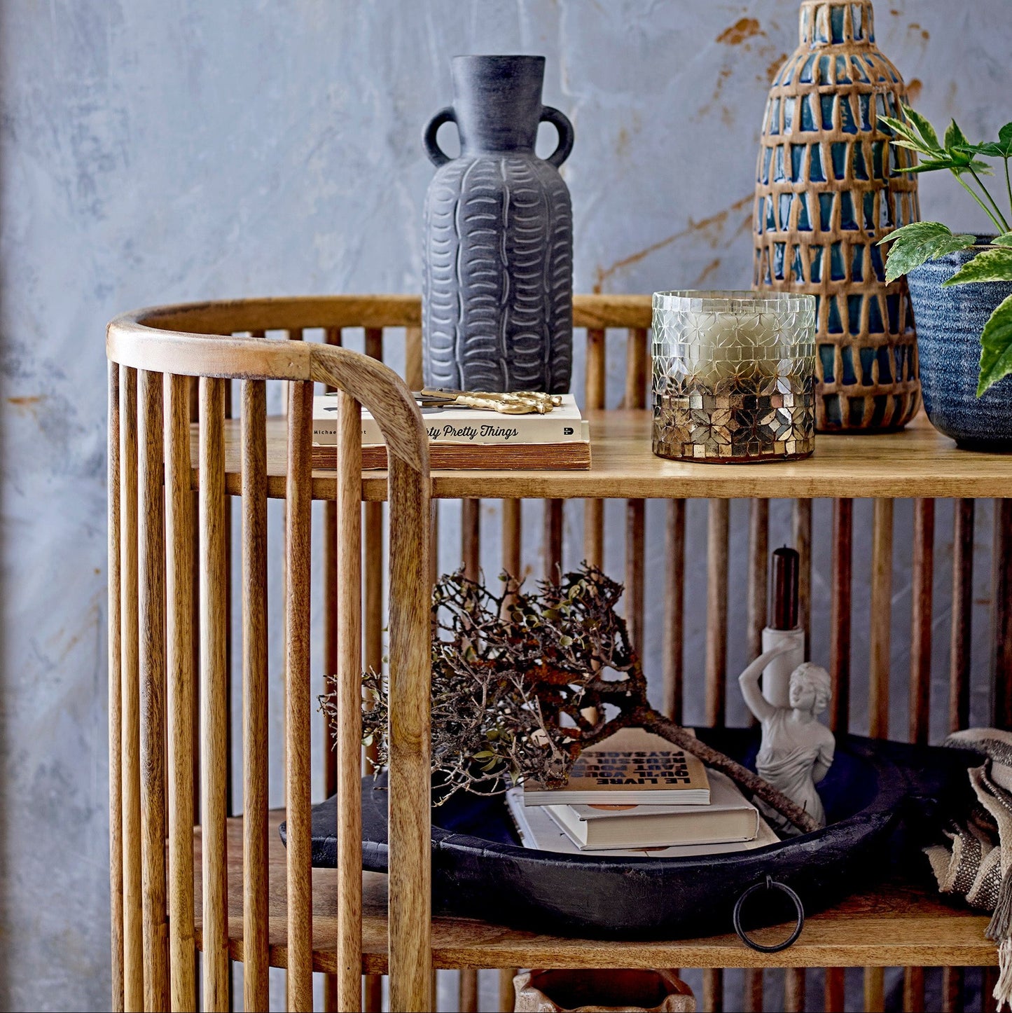 Sali Bookcase Small | Nature Mango