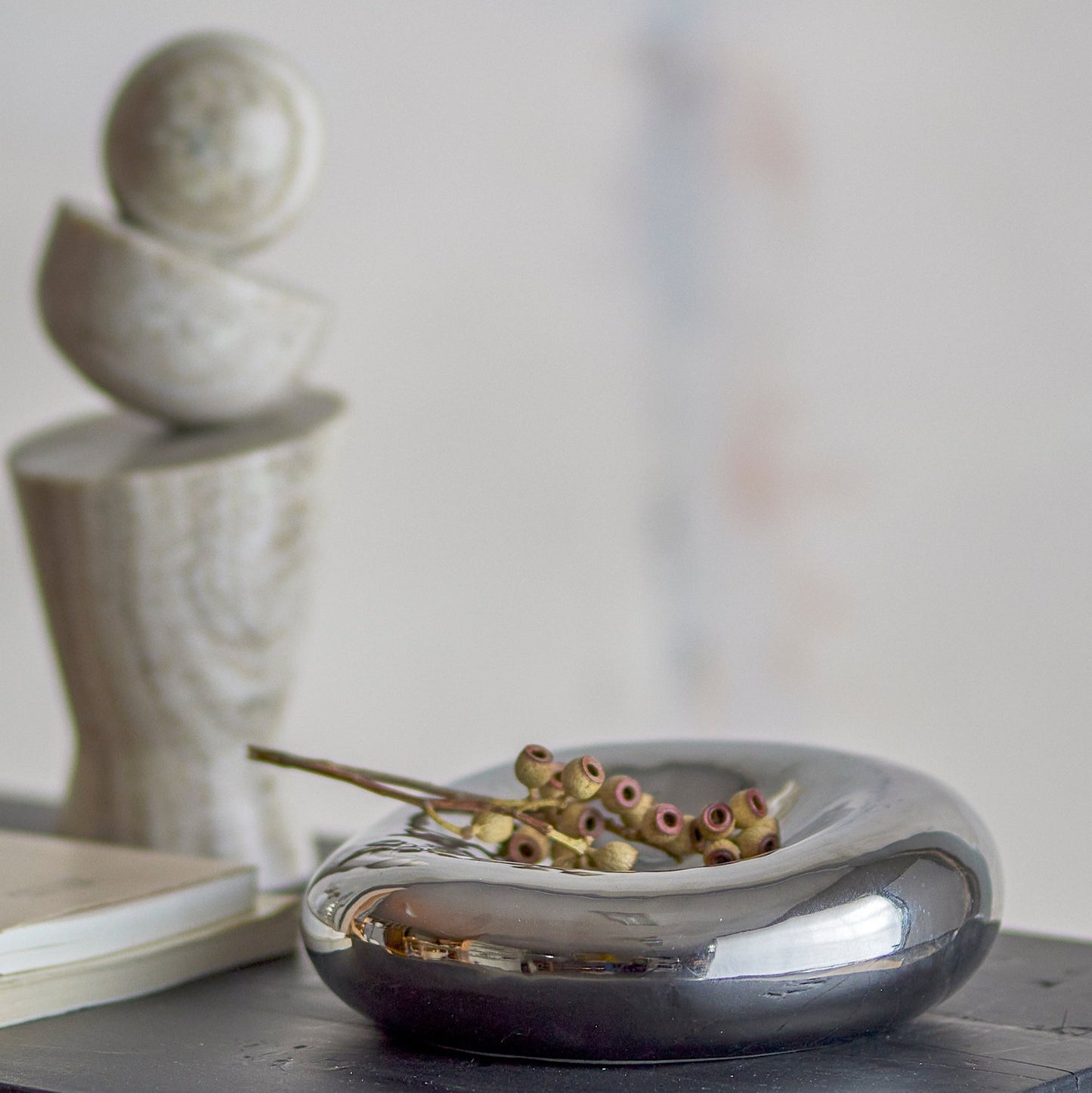 Shine Deco Bowl | Silver