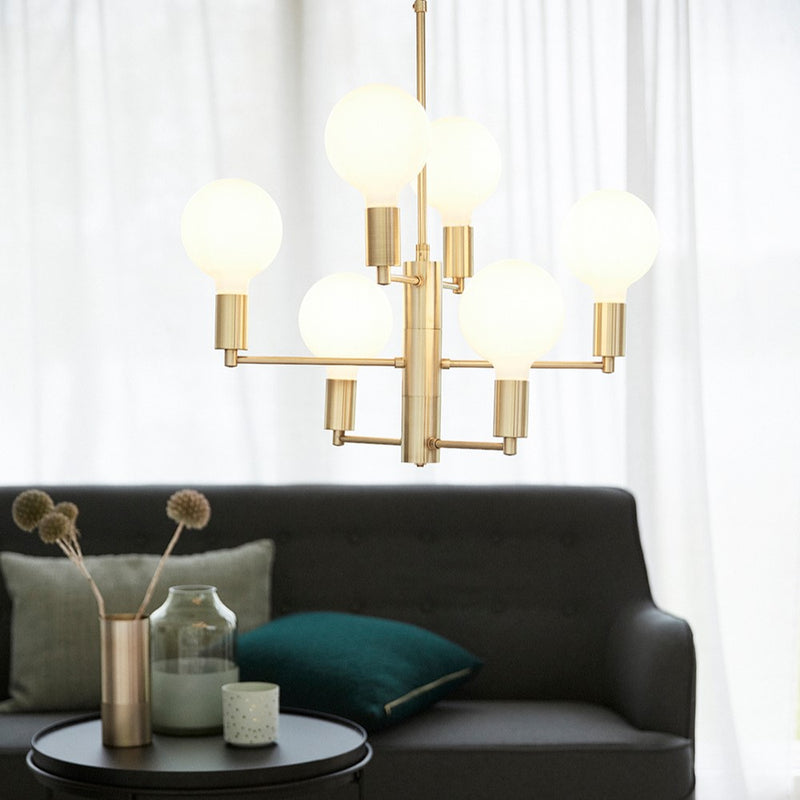 Balance Chandelier Brass