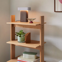 Sleek Table Lamp Brown/Light grey