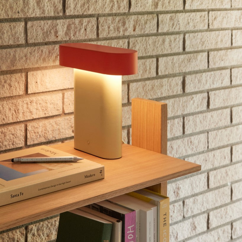 Sleek Table Lamp Green/Red