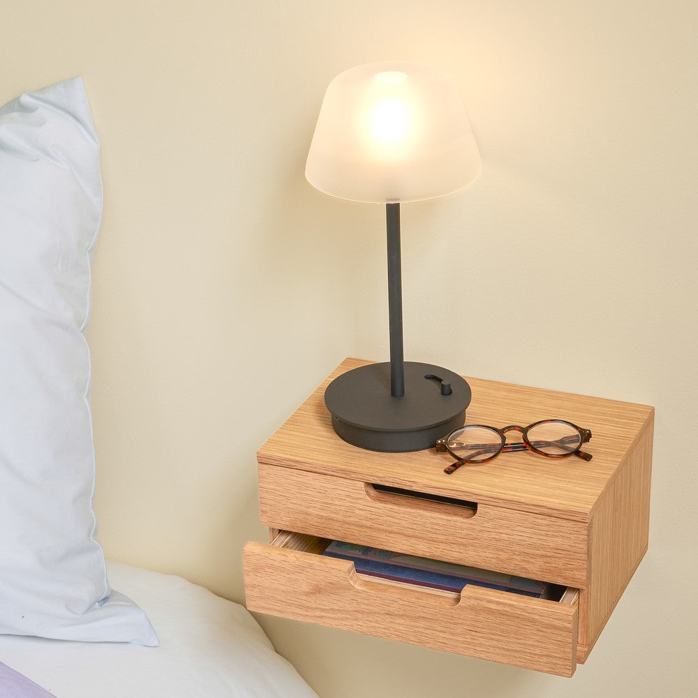 Salon Portable Lamp Black