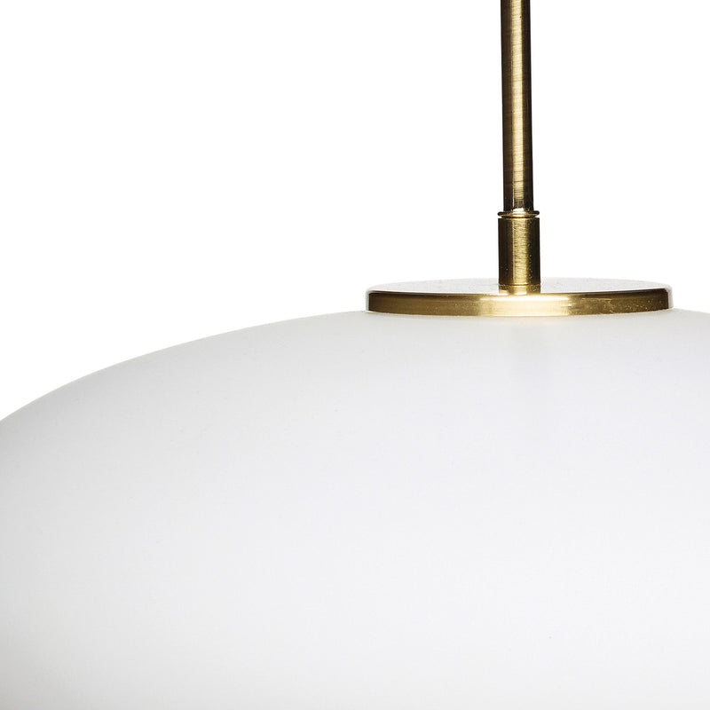 Muse Pendant Ellipse White