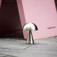 Mush Portable Lamp Nickel