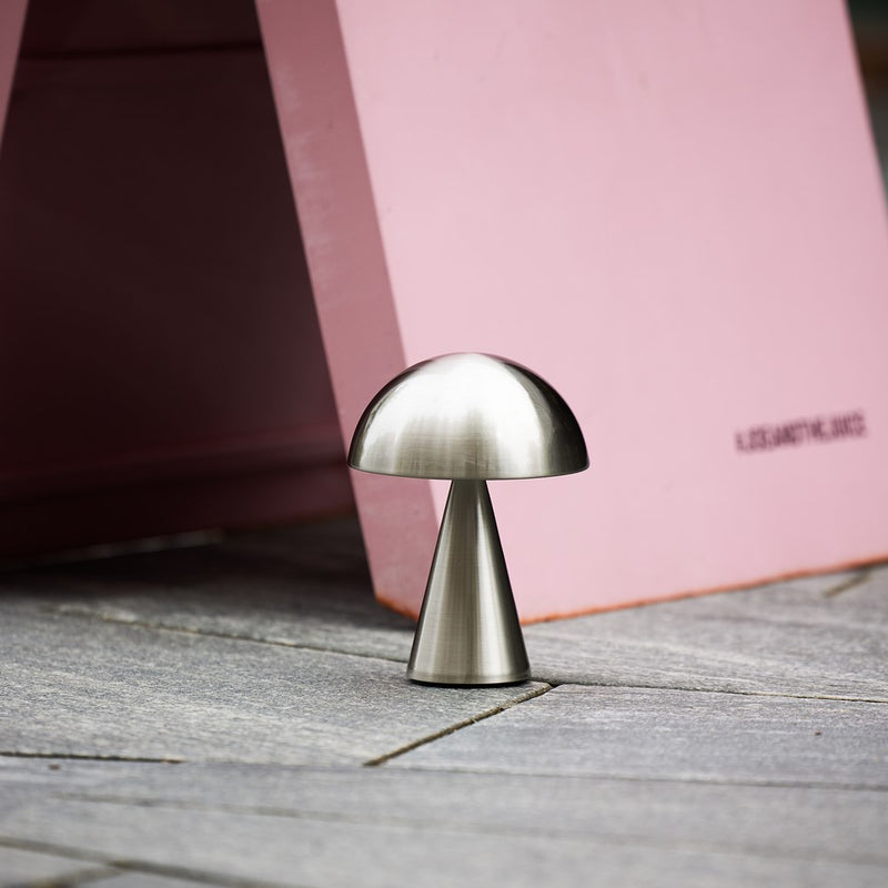 Mush Portable Lamp Nickel