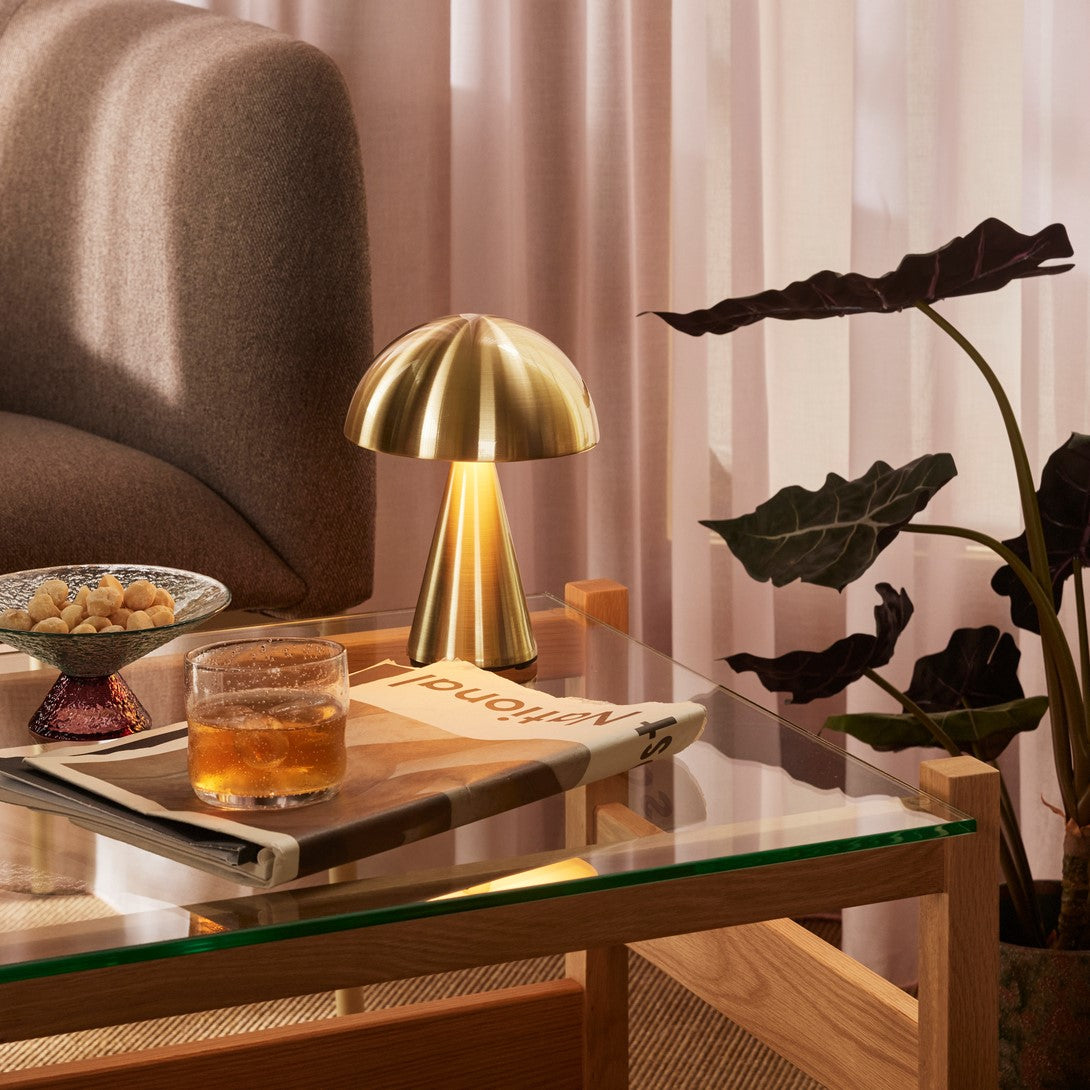 Mush Portable Lamp Brass