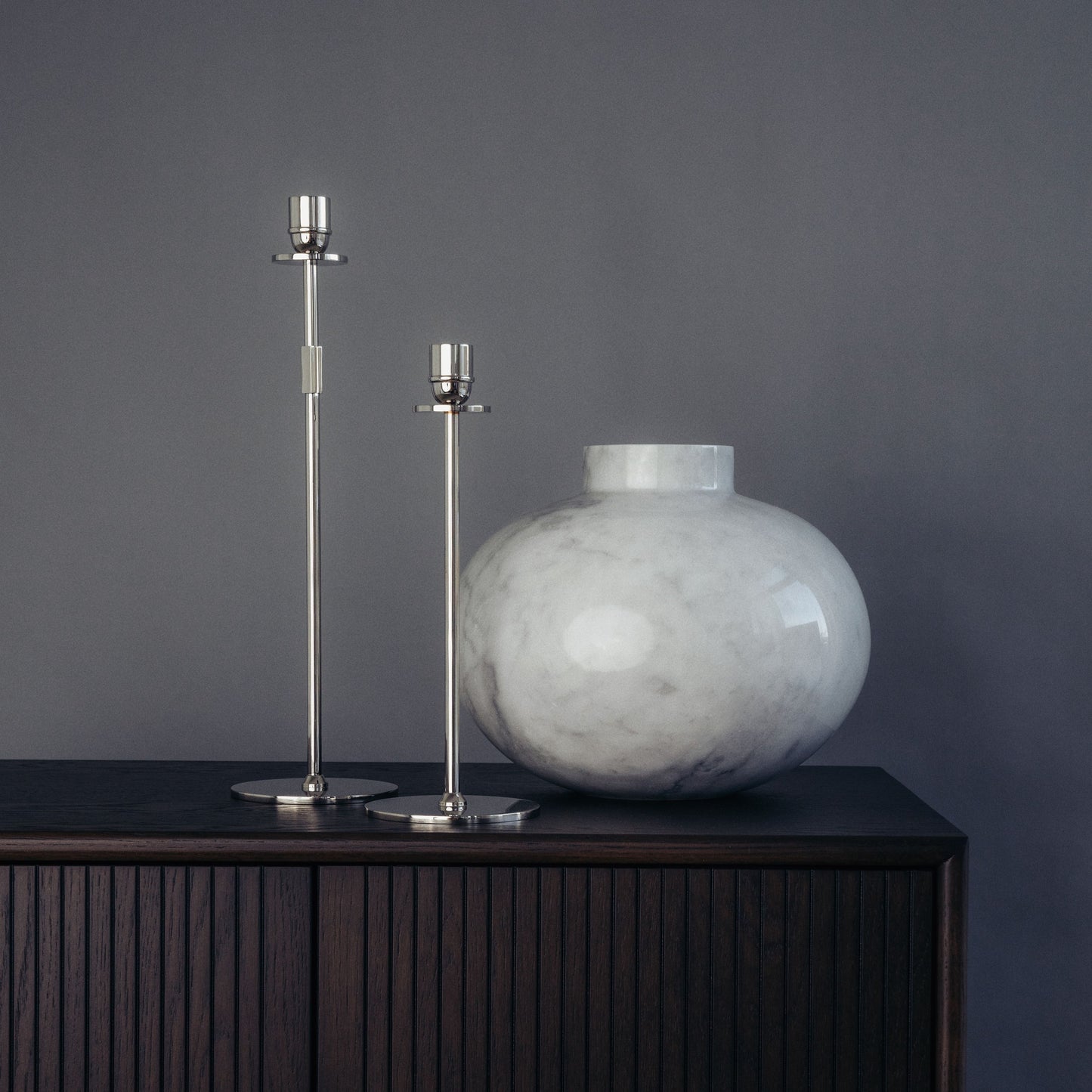 Candleholder Chiaro di luna - 30cm