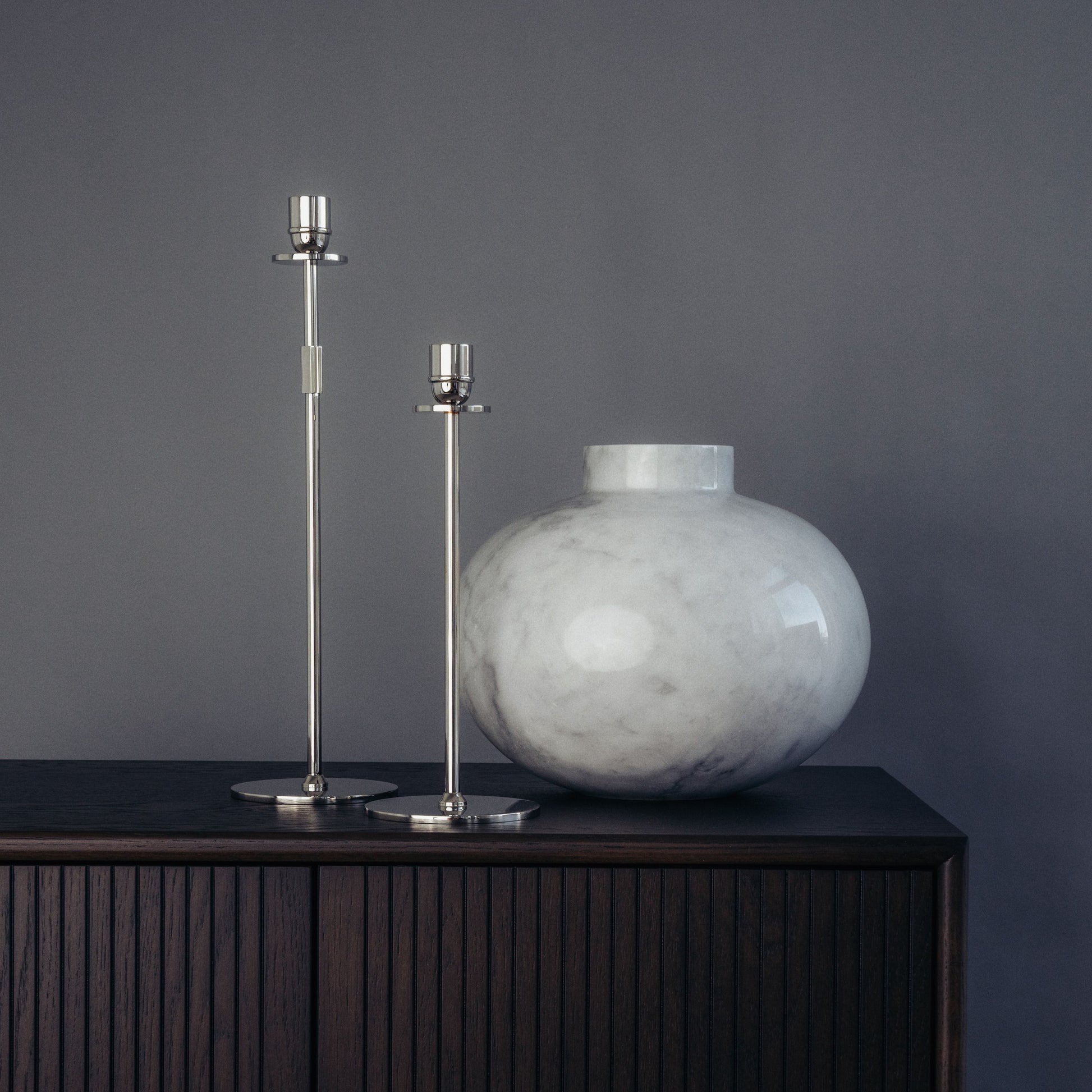 Candleholder Chiaro di luna - 30cm
