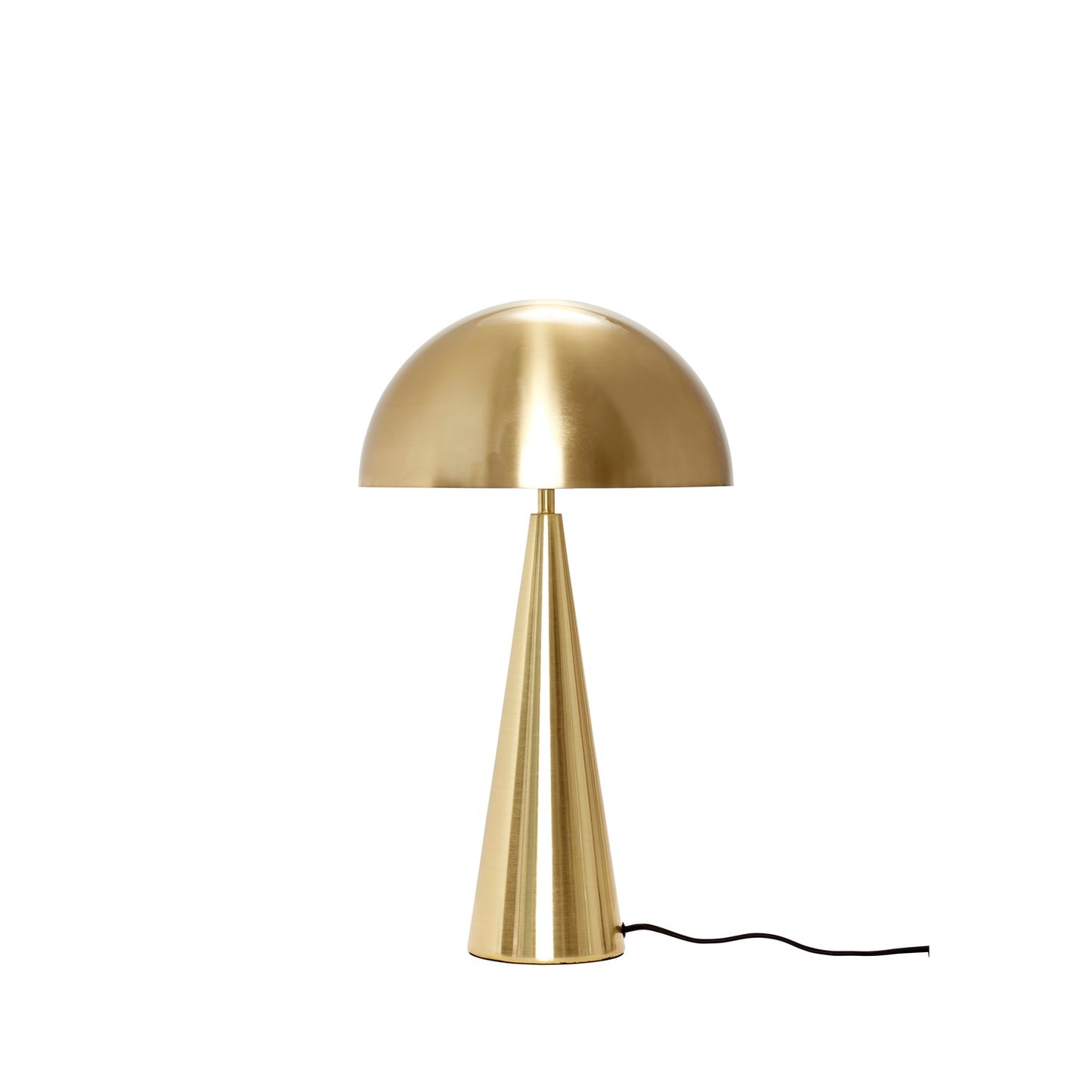Mush Table Lamp Tall Brass