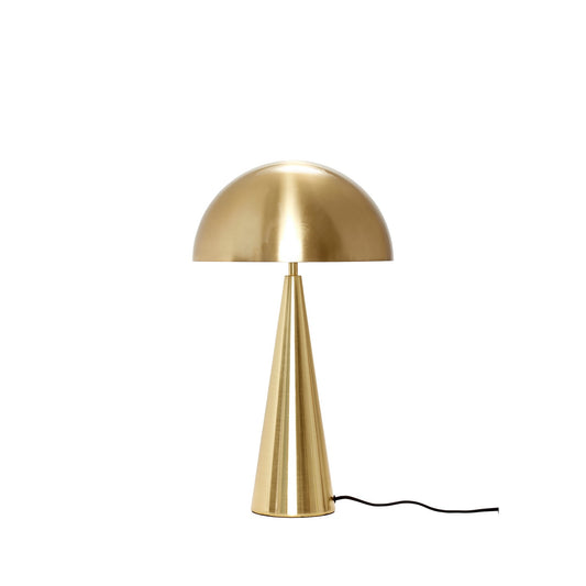 Mush Table Lamp Tall Brass